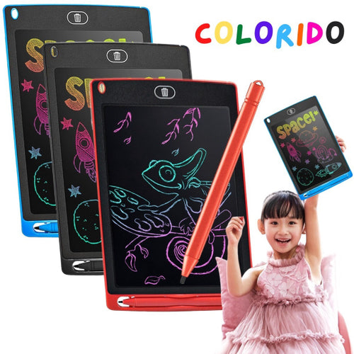 Tablet Lousa Mágica 12" Para Crianças Desenhar e Escrever