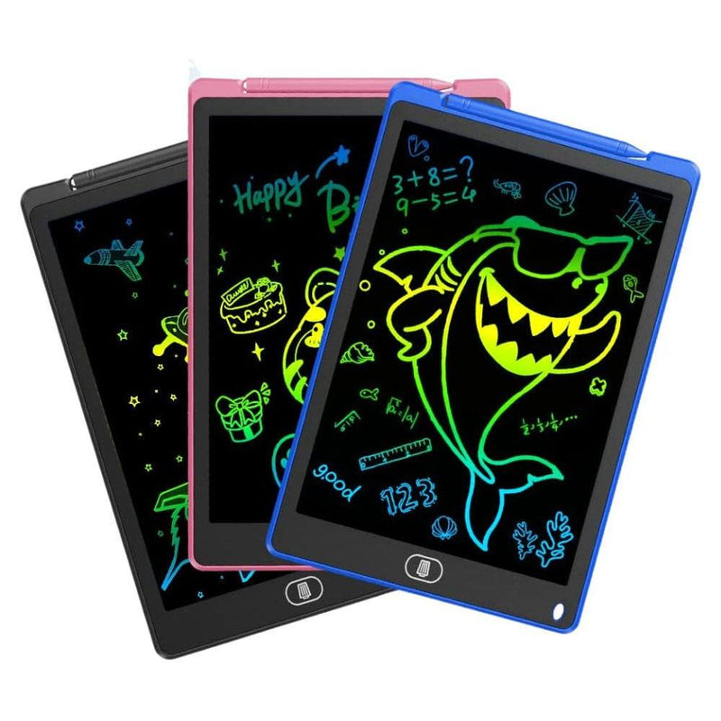 Tablet Lousa Mágica 12" Para Crianças Desenhar e Escrever